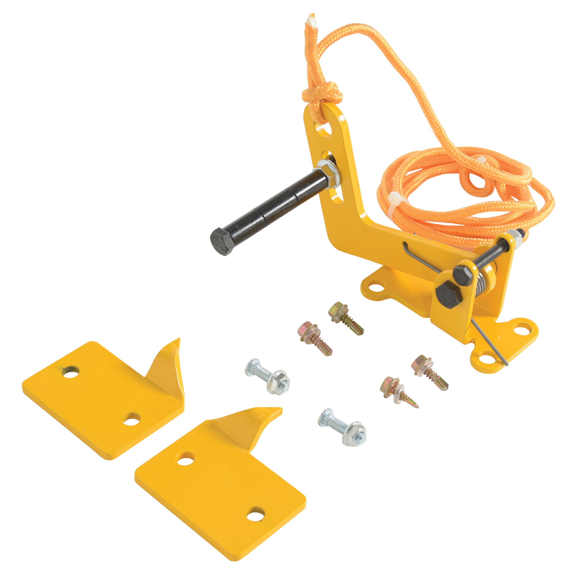 Vestil Overhead Door Lock - Spring-Loaded, Reversible Locking Plates, Model# DR-Lock
